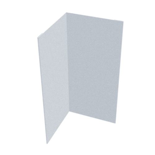 Preview: Innenecke 2 m - 100 x 100 mm - 0,50 mm - 185 g/m² Alu-Zink-Legierung